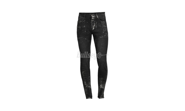 Purple-Brand Denim Black Wash Metallic Silver Jeans-Bullseye Sneaker Boutique