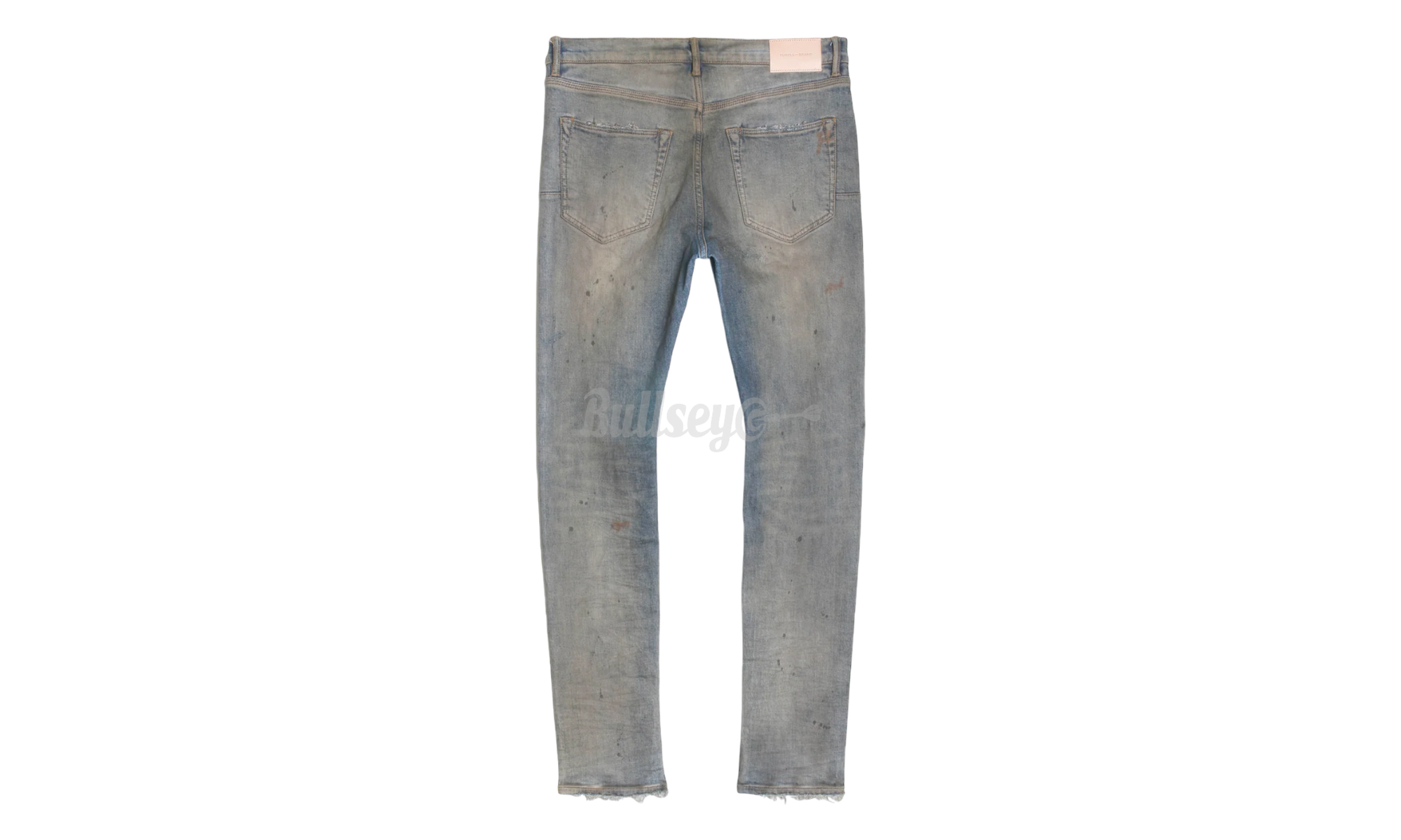 Purple-Brand Denim Indigo Oil Repair Jeans