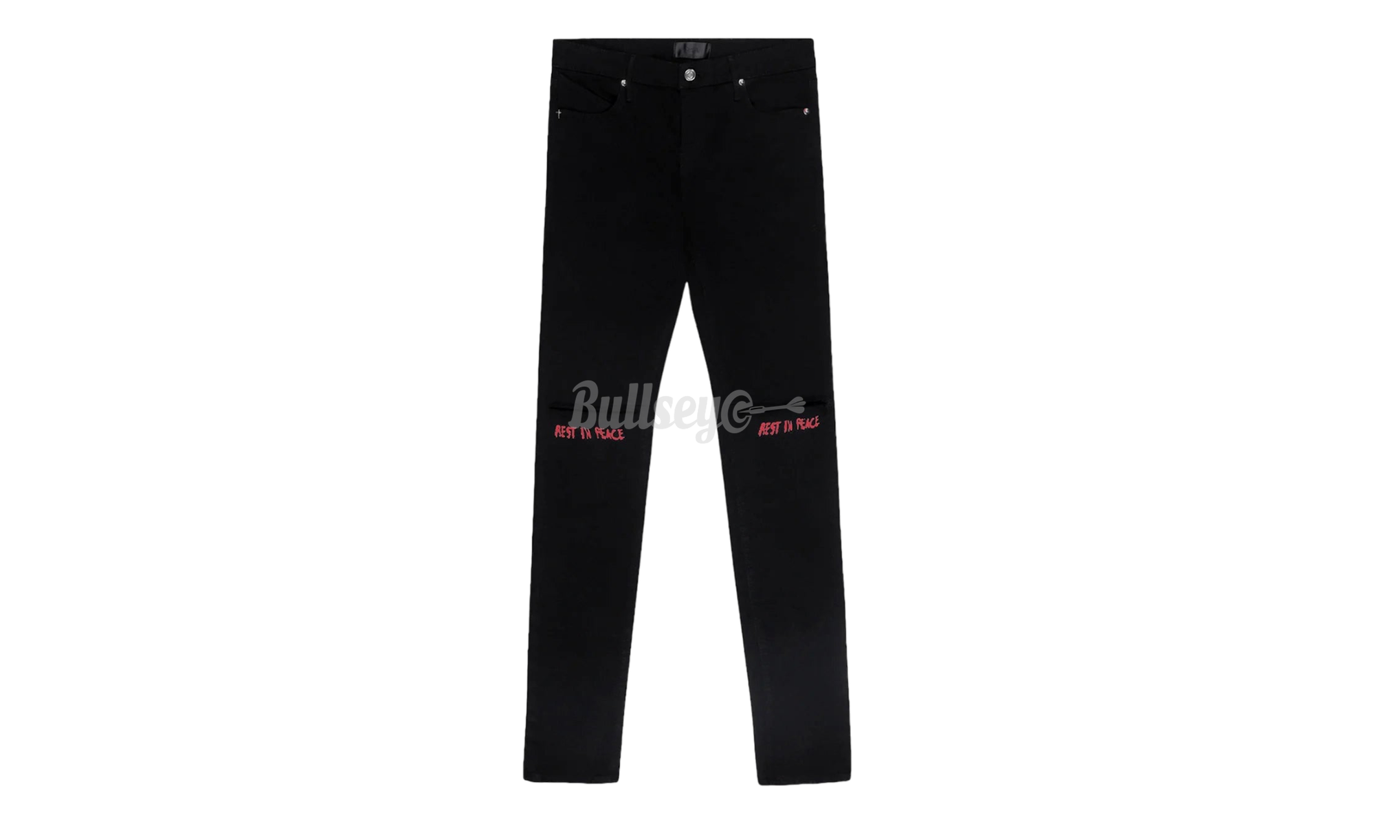 RTA Bryant Black Red R.I.P Jeans-Bullseye Sneaker Boutique