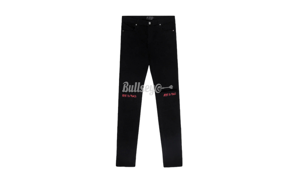 RTA Bryant Black Red R.I.P Jeans-Bullseye Sneaker Boutique
