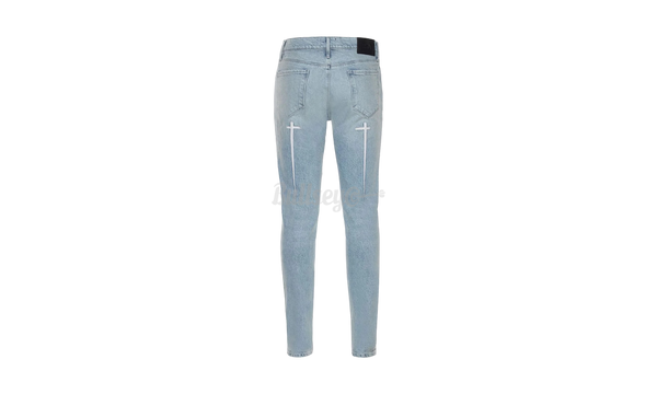 RTA Bryant Dagger Cross Embroidery Blue Jeans