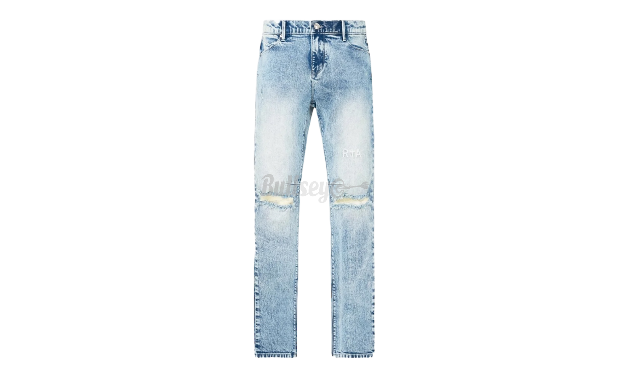 RTA Bryant Distressed Vintage Light Blue Jeans-Bullseye Sneaker Boutique