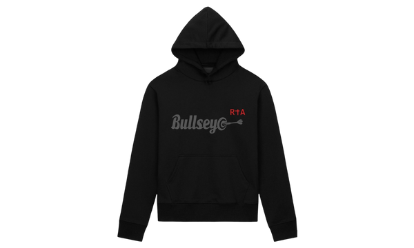 RTA Markus Black Red Long Cross Hoodie