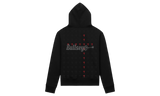 RTA Markus Black Red Long Cross Hoodie-Bullseye Sneaker Boutique