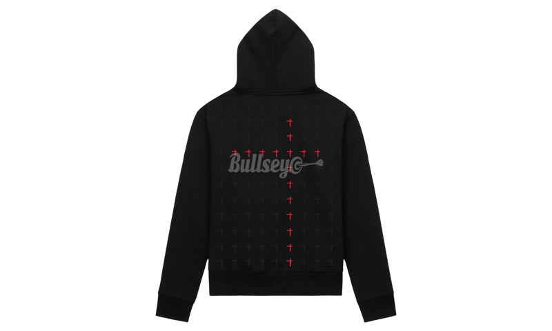 RTA Markus Black Red Long Cross Hoodie-Bullseye Sneaker Boutique