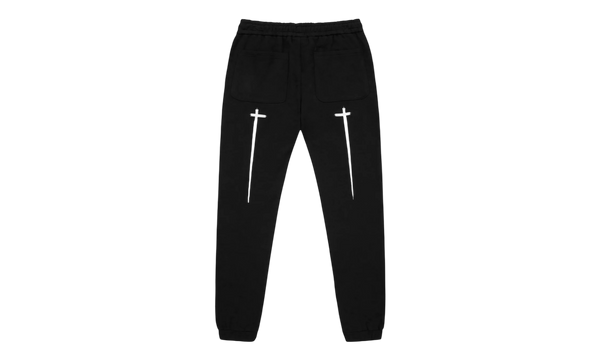 RTA Owen Black Collegiate Broken Dreams Black Sweatpants