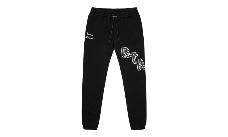 RTA Owen Black Collegiate Broken Dreams Black Sweatpants-Bullseye Sneaker Boutique