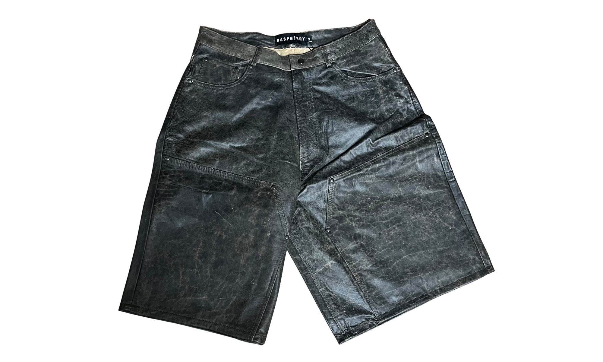 Raspberry Hills Rusted Chocolate Leather Shorts-Bullseye Sneaker Boutique