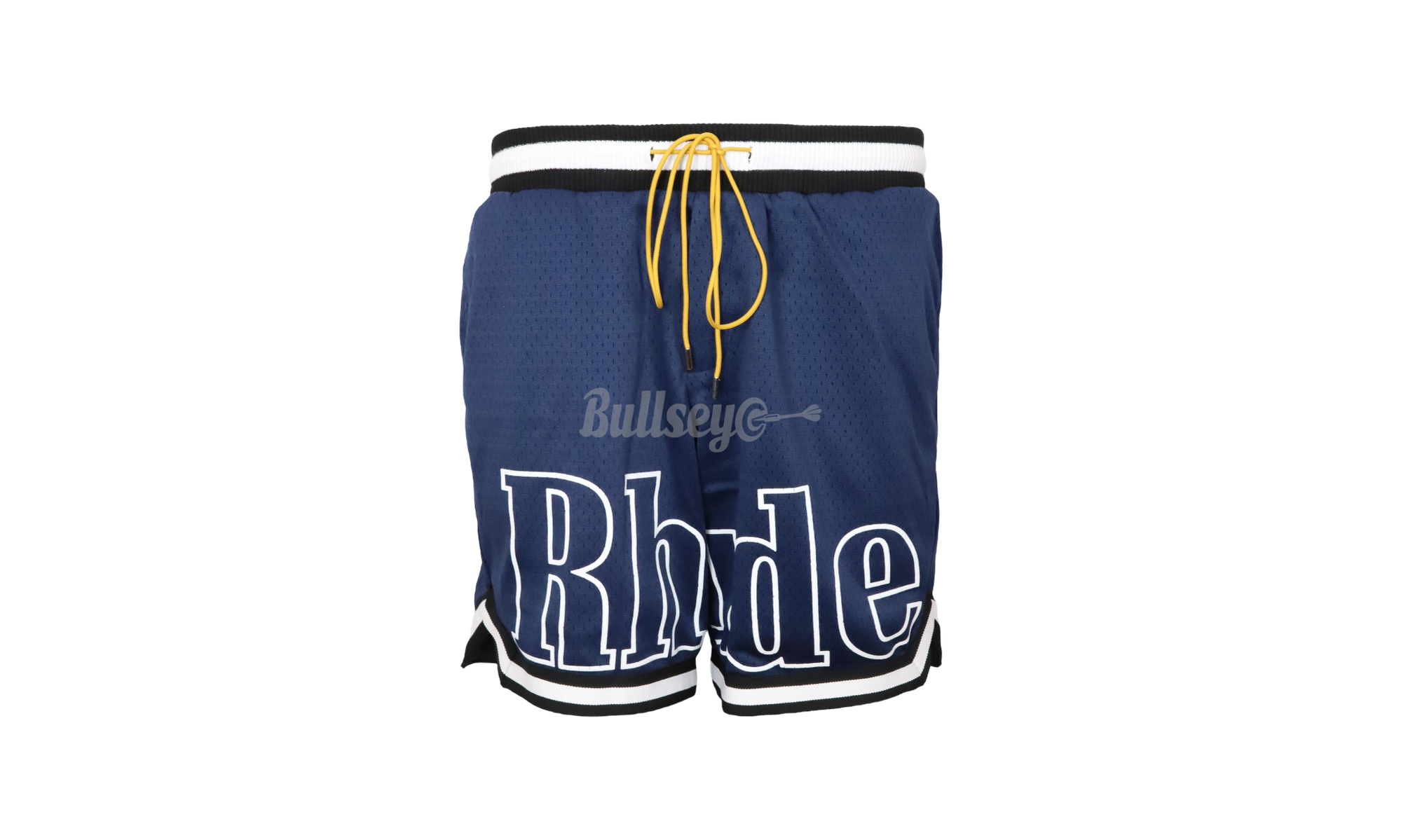 Rhude Court Logo Navy Shorts-Bullseye Sneaker Boutique