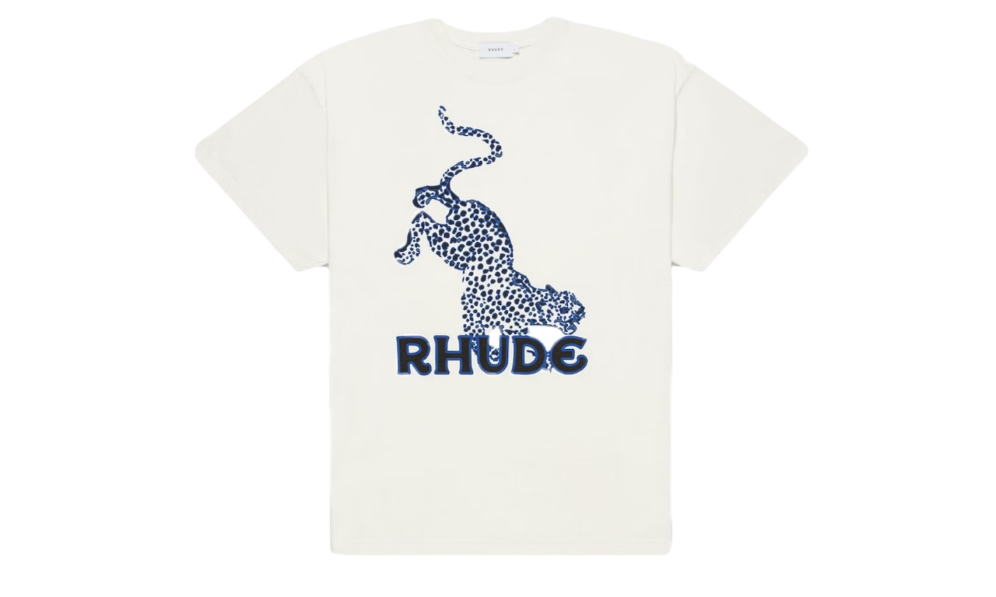 Rhude Leopard Cream T-Shirt