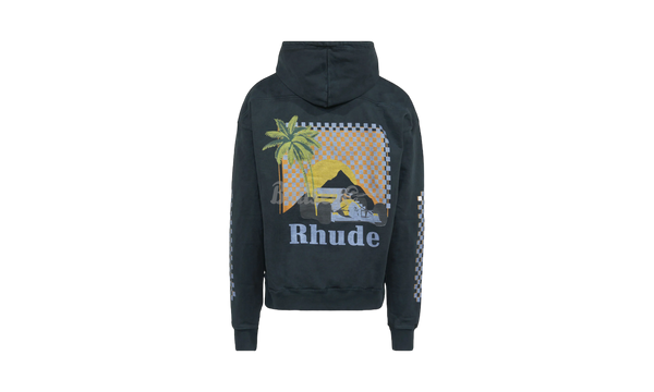 Rhude Moonlight Tropics Black Hoodie-Bullseye Sneaker Boutique