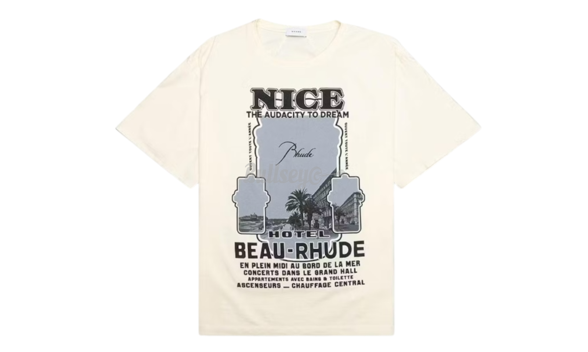 Rhude Nice Tee Cream T-Shirt-Bullseye Sneaker Boutique