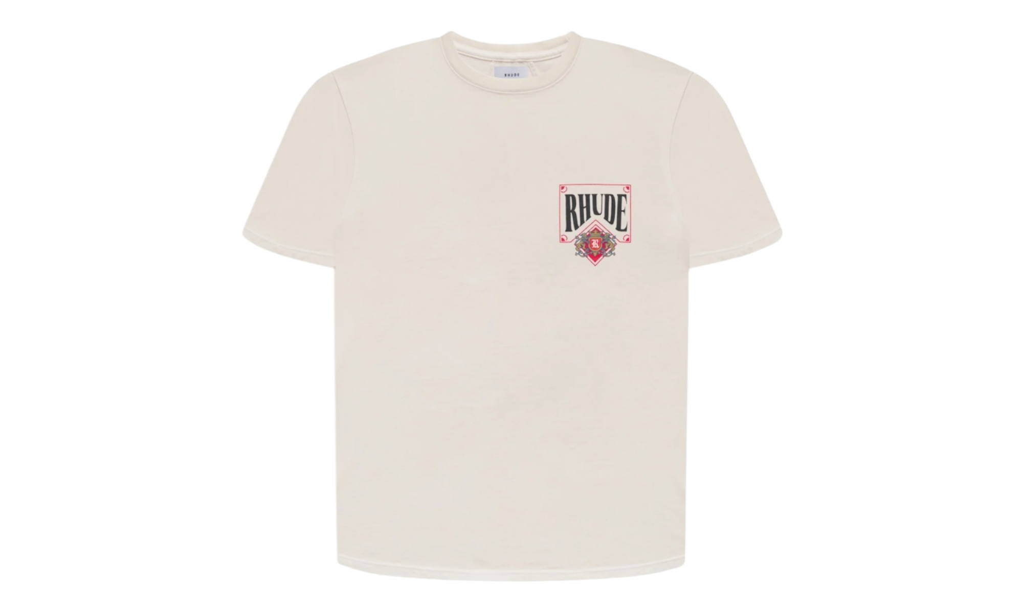 Rhude Vintage Card Red/Cream T-Shirt-Bullseye Sneaker Boutique
