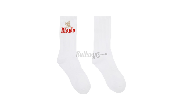 Rhude White Eagle Socks-Bullseye Sneaker Boutique
