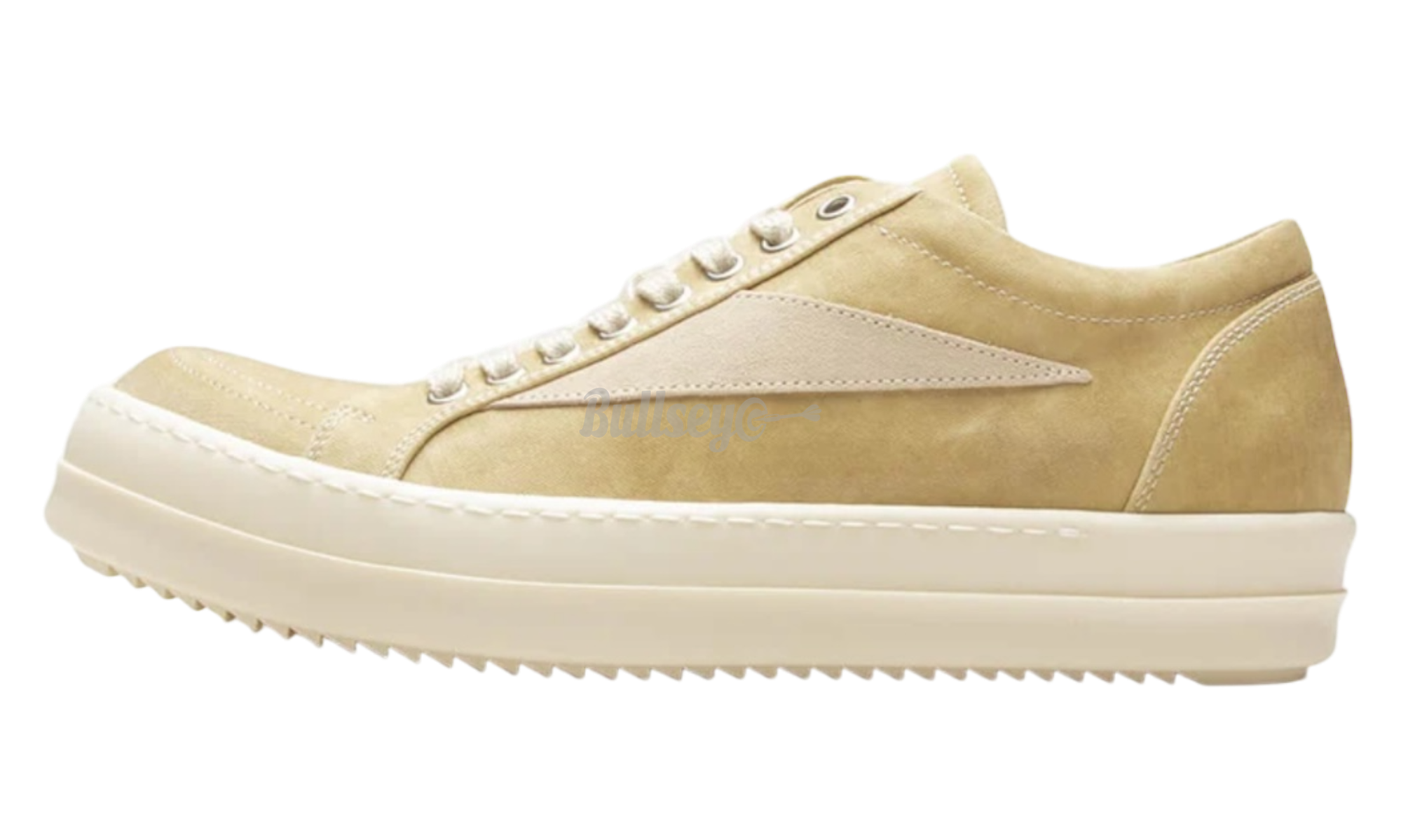 Rick Owens DRKSHDW Denim Parchment Milk Vintage Low Sneakers-Bullseye Sneaker Boutique