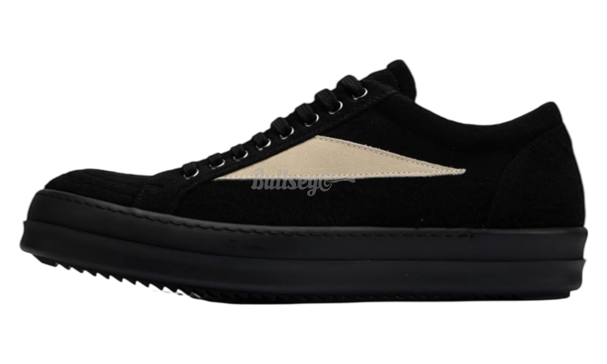 Rick Owens DRKSHDW Vintage Fleece Black/Black/Milk Sneakers-Bullseye Sneaker Boutique