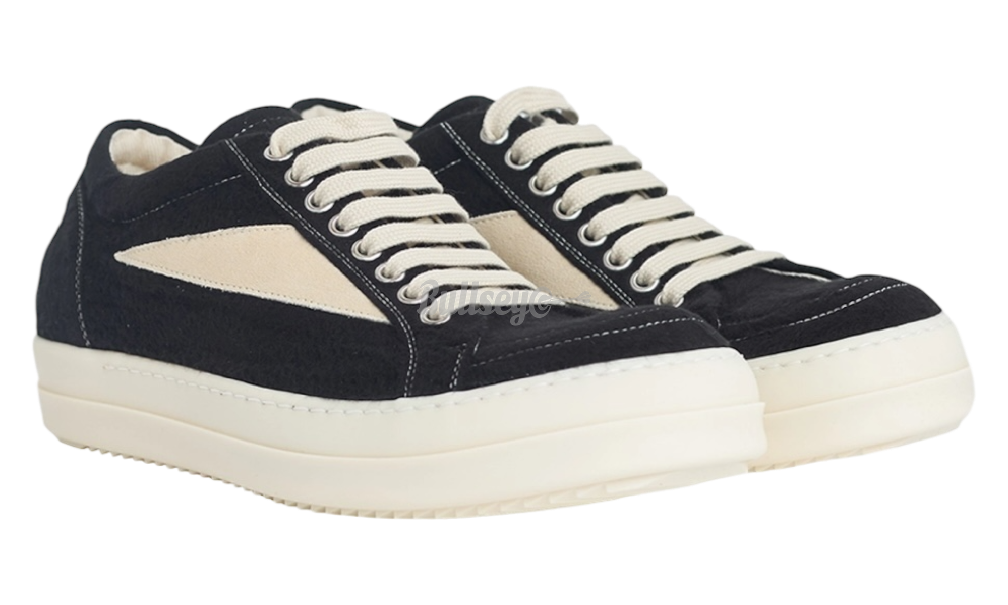 Rick Owens DRKSHDW Vintage Fleece Black/Milk Sneakers