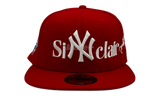 SInclair Global x Complexcon Red Fitted Hat-Bullseye Sneaker Boutique