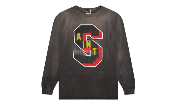 Saint Michael x Denim Tears Black ST Longsleeve T-Shirt-which is a direct derivative of the shoe only with added Air