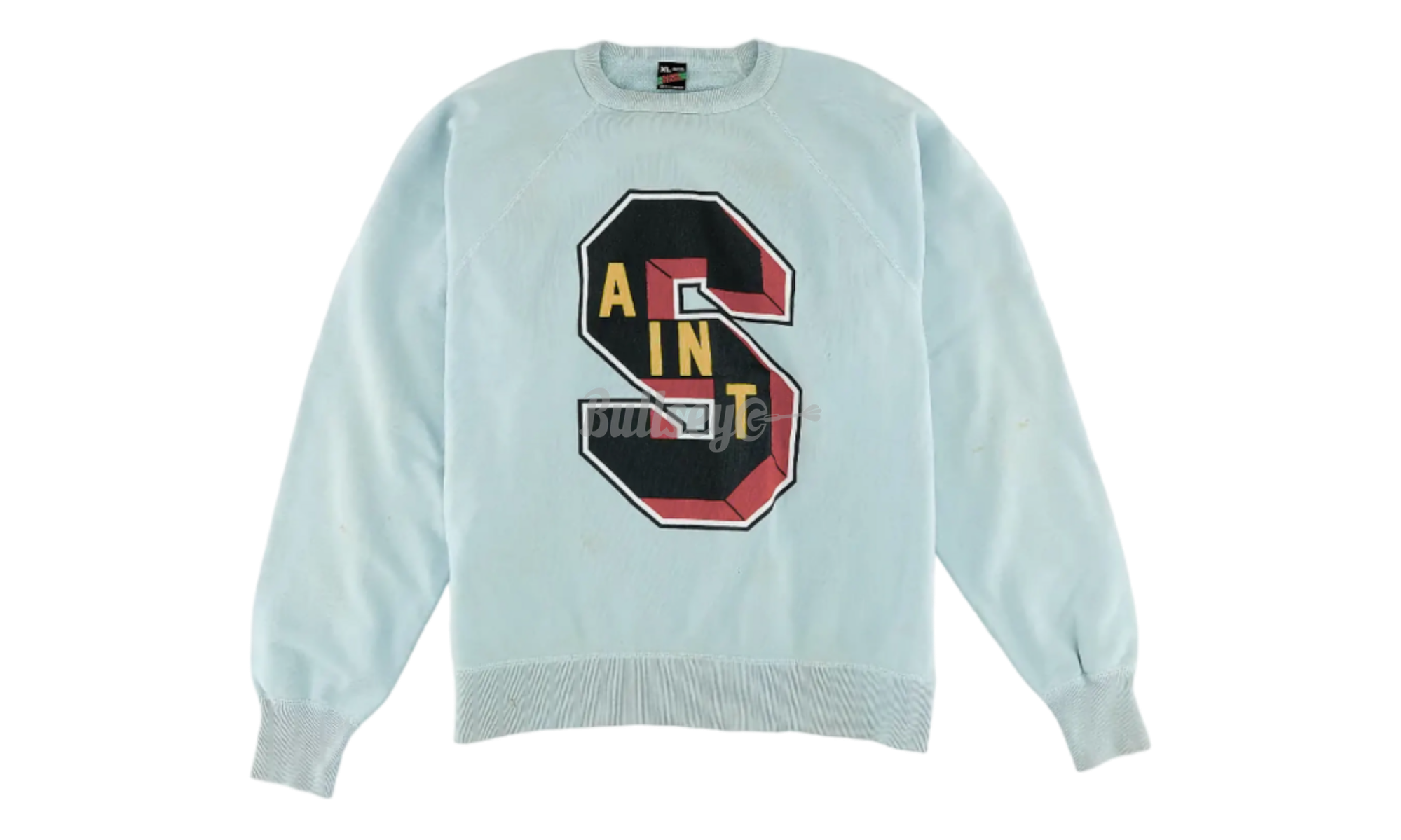 Saint Michael x Denim Tears Light Blue ST Crewneck-Bullseye Sneaker Boutique