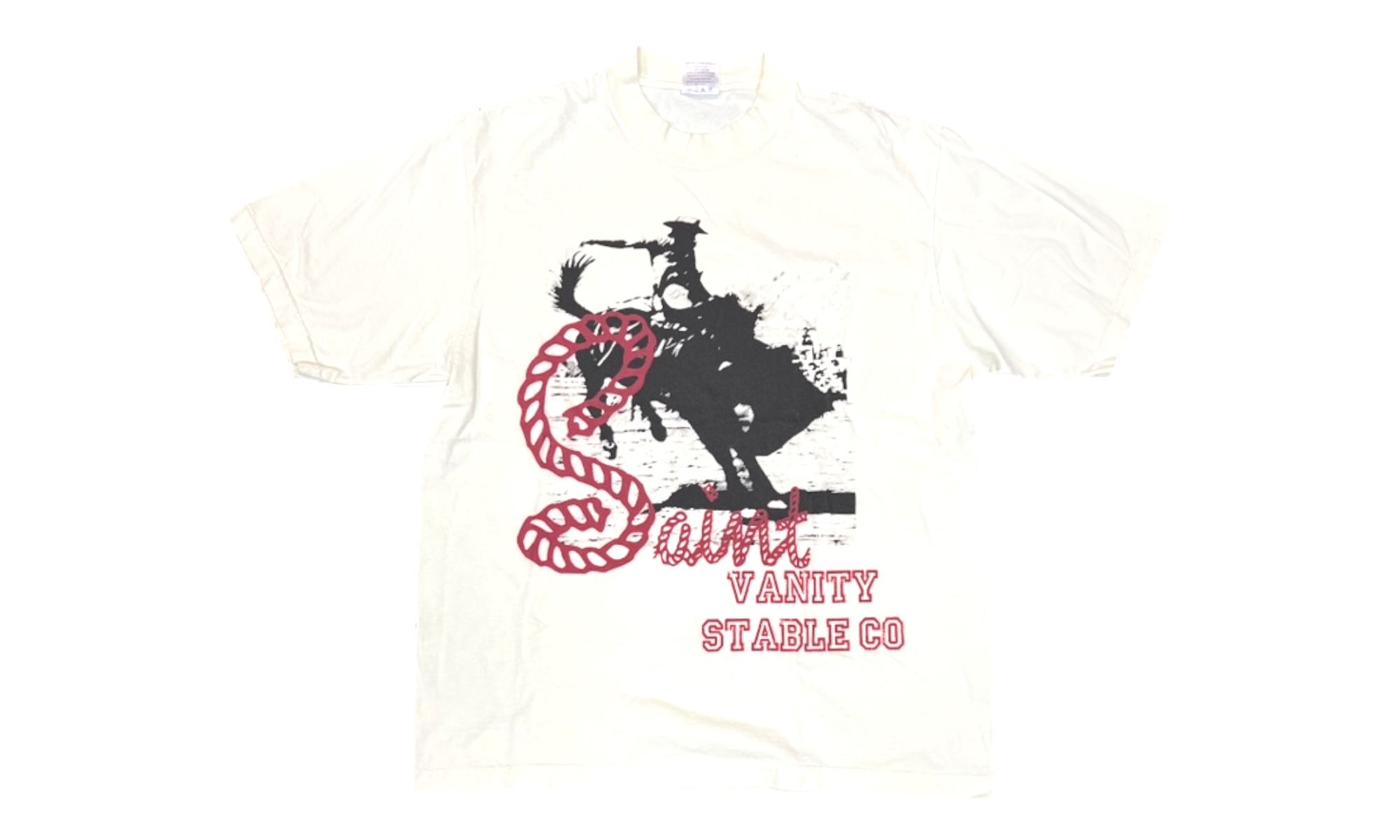 Saint Vanity Stable Cream T-Shirt-Bullseye Sneaker Boutique