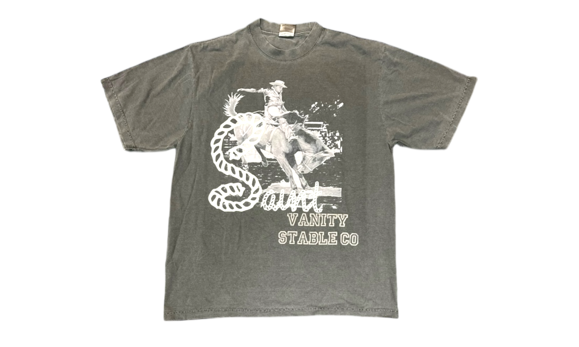 Saint Vanity Stable Grey T-Shirt-Bullseye Sneaker Boutique