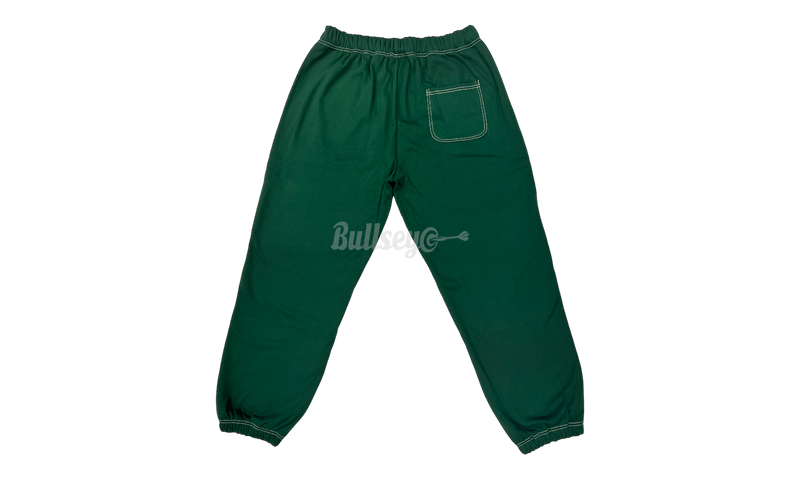 Sinclair Global Contrast Stitch Athletic Forest Green Sweatpants