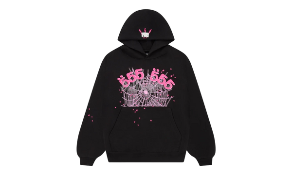 Sp5der 555 Black Pink Sp5der Hoodie-Bullseye Sneaker Boutique