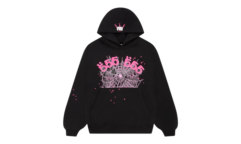 Sp5der 555 Black Pink Sp5der Hoodie-Bullseye Sneaker Boutique