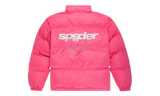 Sp5der 5STAR Pink Puffer Jacket