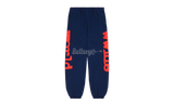 Sp5der Beluga Navy Sweatpants-Bullseye Sneaker Boutique