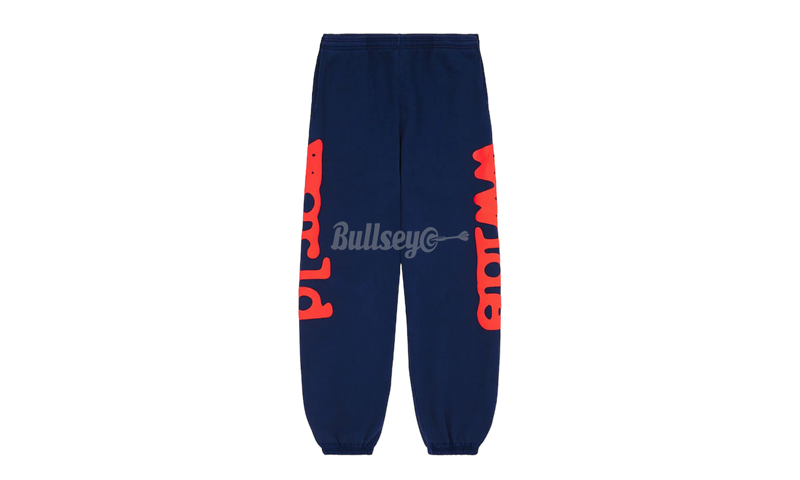 Sp5der Beluga Navy Sweatpants-Bullseye Sneaker Boutique