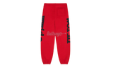 Sp5der Beluga Red Sweatpants