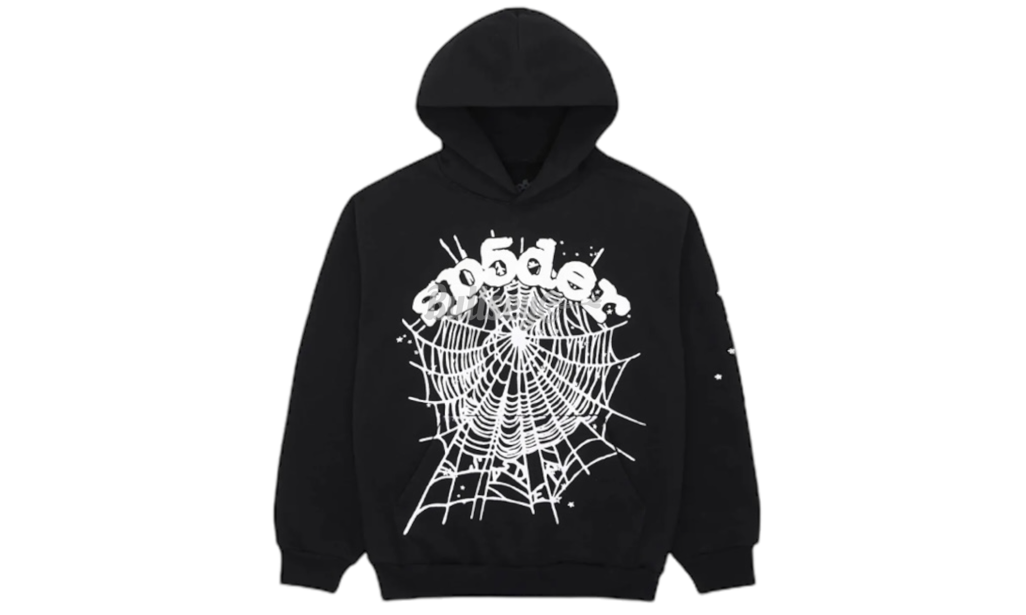 Sp5der OG Web Black Hoodie-Bullseye Sneaker Boutique