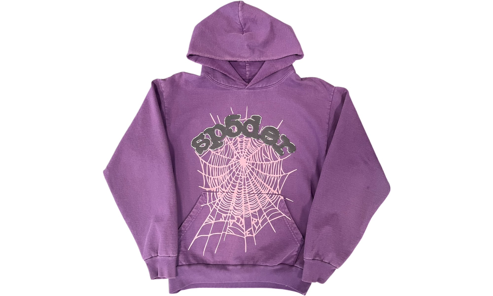 Sp5der OG Web Purple Hoodie (PreOwned)-Bullseye Sneaker Boutique