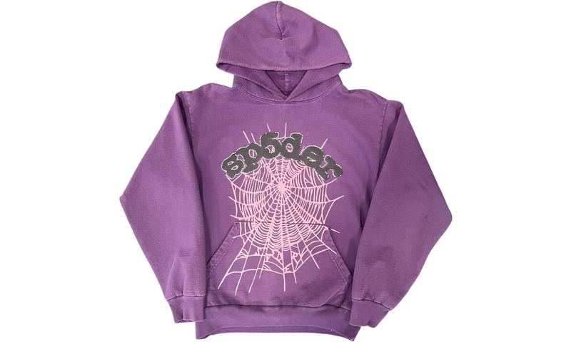 Sp5der OG Web Purple Hoodie (PreOwned)-Bullseye Sneaker Boutique