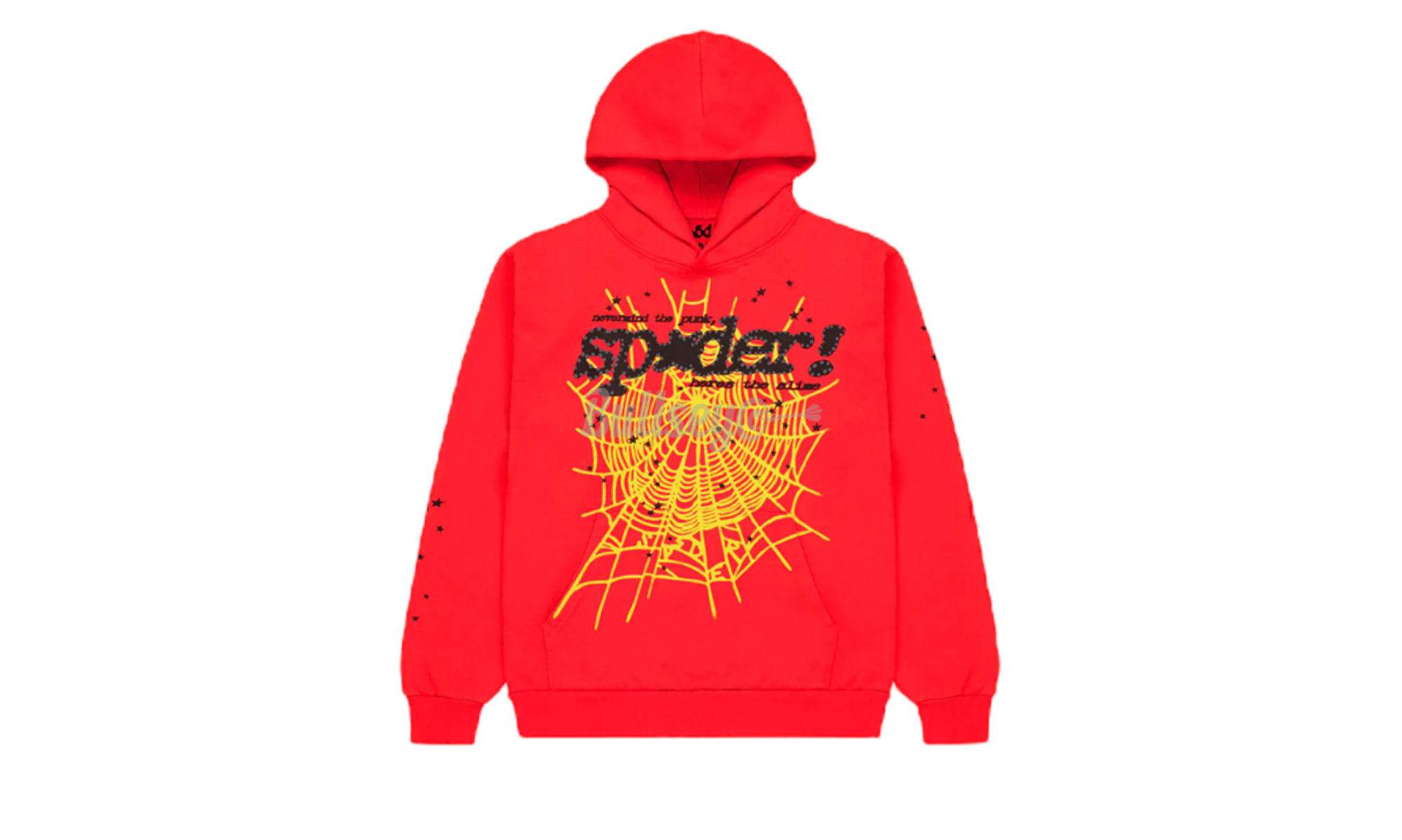 Sp5der P*NK V2 Red Hoodie-Bullseye Sneaker Boutique