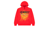 Sp5der P*NK V2 Red Hoodie-Bullseye Sneaker Boutique