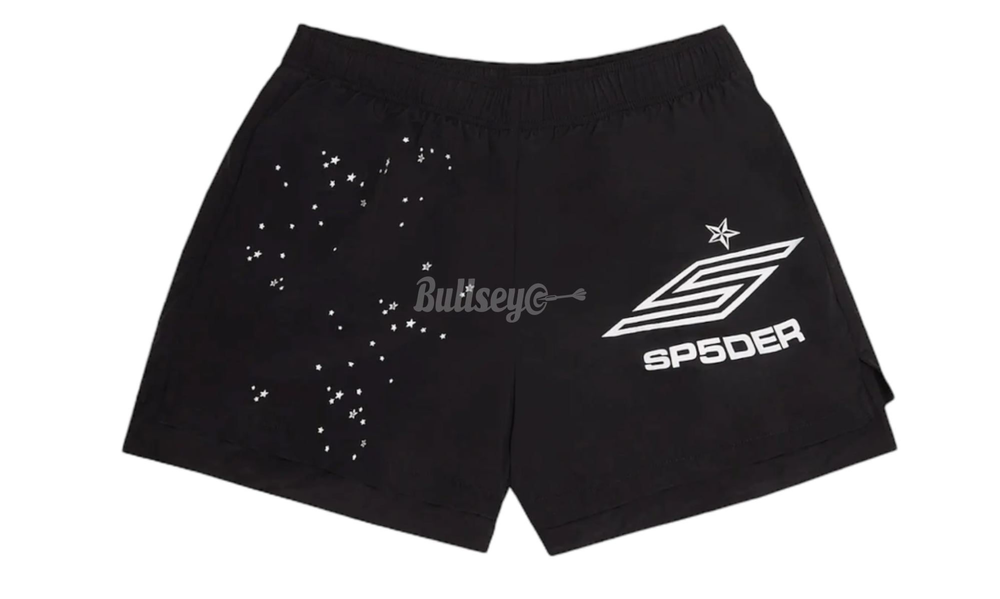 Sp5der Pro Double Layer Black Shorts-Bullseye Sneaker Boutique