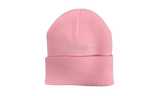 Sp5der Rhinestone Web Pink Beanie (New York Exclusive)