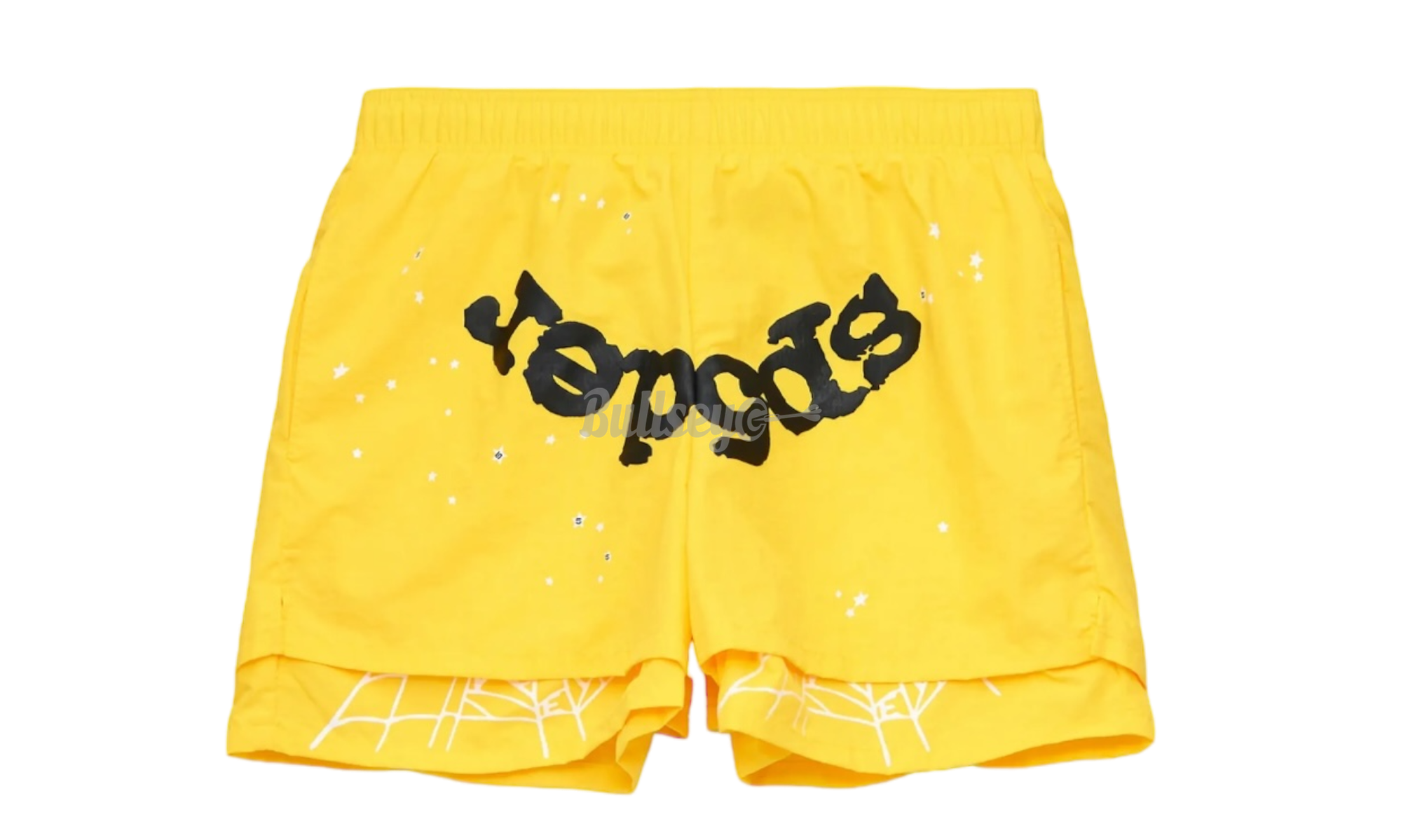 Sp5der Yellow OG Web Double Layer Short-Bullseye Sneaker Boutique