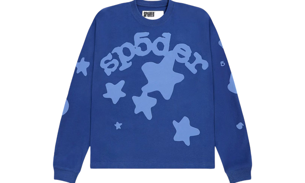 Spider Beluga Blue Longsleeve T-shirt-Bullseye Sneaker Boutique