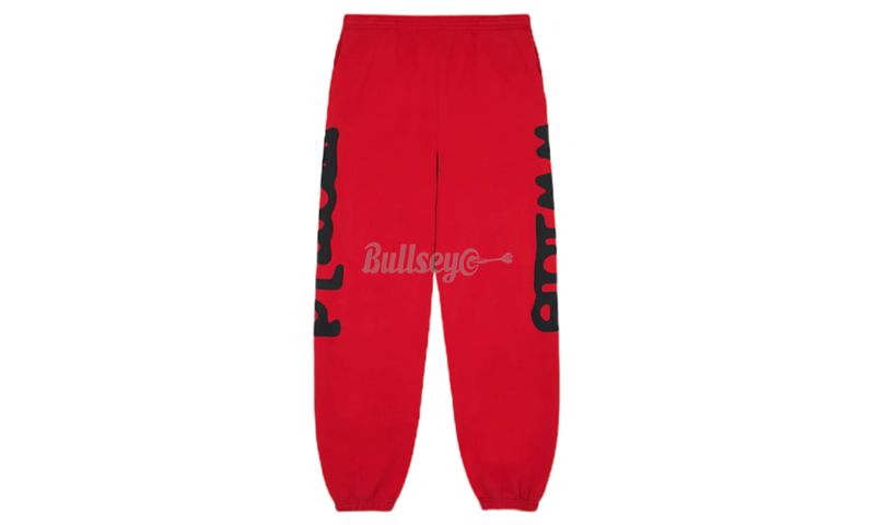 Spider Beluga Red Sweatpants-Bullseye Sneaker Boutique