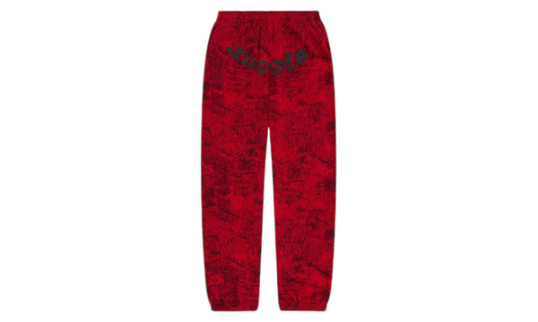 Spider OG Tree Camo Red Sweatpants-Bullseye Sneaker Boutique