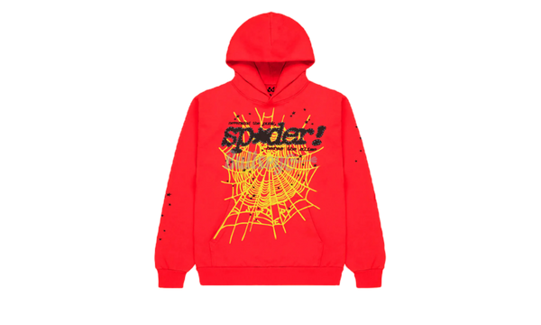 Spider P*NK V2 Red Hoodie-Bullseye Wei Sneaker Boutique