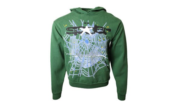 Spider Web Hunter Green Hoodie-You are a moderate overpronator who prefers a durable running shoe ideal for long-distance runs