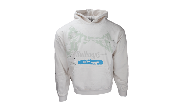 Sp5der White Hoodie-Bullseye Sneaker Boutique