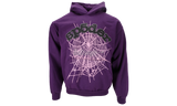 Spider Worldwide Black Letters Purple Hoodie (PreOwned)-Bullseye Sneaker Boutique