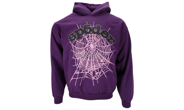 Spider Worldwide Black Letters Purple Hoodie (PreOwned)-Bullseye Sneaker Boutique