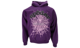 Spider Worldwide Black Letters Purple Hoodie-Urlfreeze Sneakers Sale Online